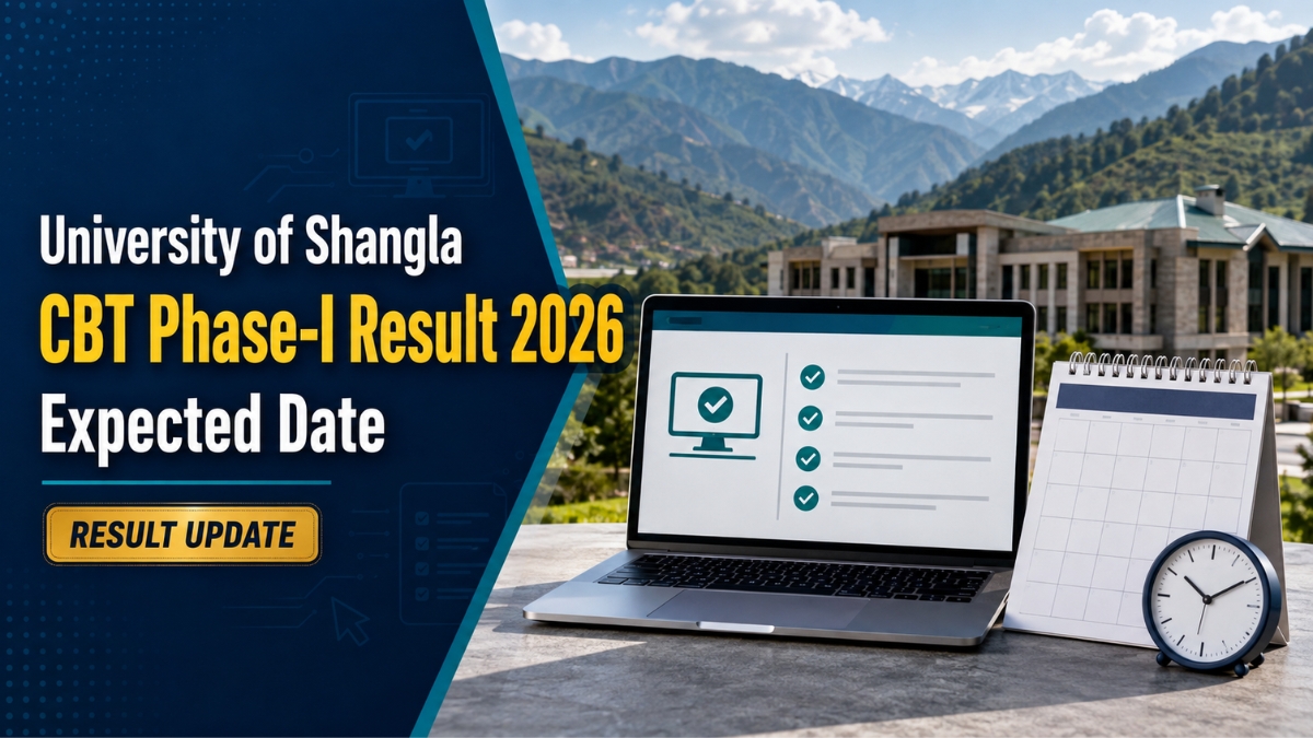 University of Shangla CBT Phase-I Result 2026 Expected Date
